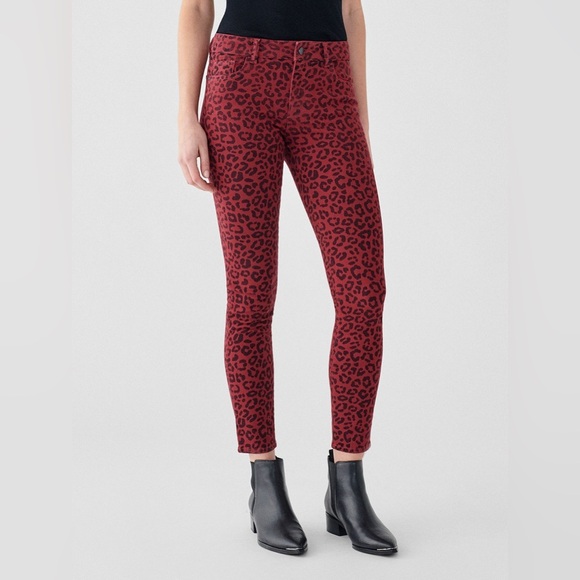 DL 1961 Women's Florence Mid Rise Skinny Jeans, Amsterdam, 28 - Picture 1 of 11